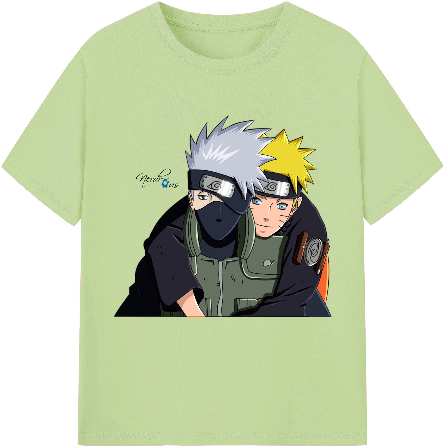 （画像用） NARUTO -ナルト- はたけ カカシ Hatake Kakashi 綿100％半袖Tシャツ（フロントプリント）